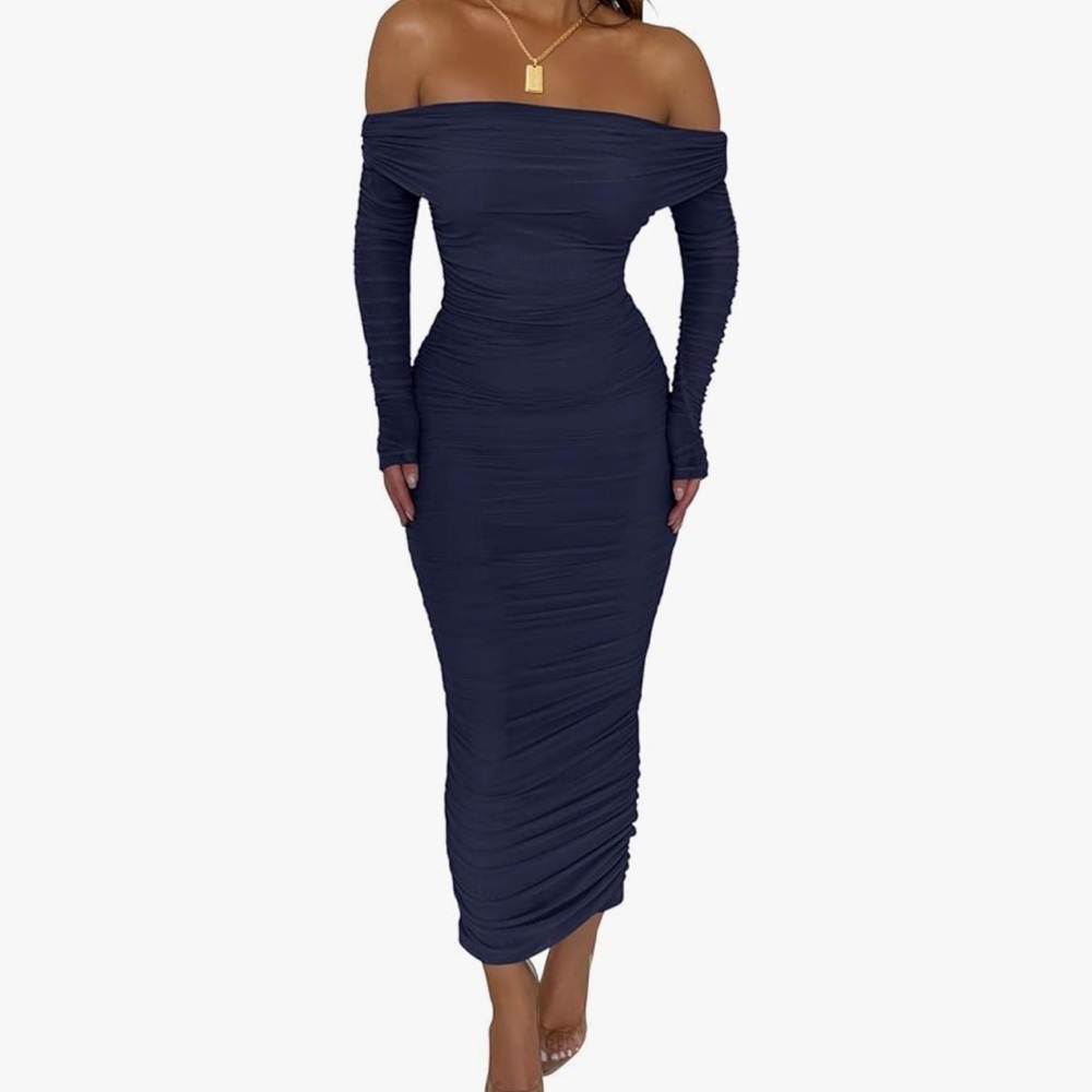 Blue dress